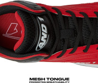AND1 Pulse 3.0 Basketball Shoes for Men, Indoor or Outdoor, Street or Court Basketball Sneakers Men - Black, Red, or White Size 7 to 15 13.5 Women/12 Men Red/Black
