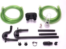 Polar Aurora Free Media 4-Stage External Canister Filter with 9-watt Light, 525 GPH with Free Media