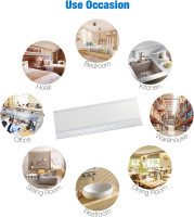 Faicuk 20-Pack Clear Window Fly Traps Sticky Flys Strip for Indoor Houseflies Nontoxic and Pesticide-Free