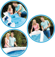 Intex 6ft x 20in Easy Set Swimming Pool #28101, Blue 6 feet x 20 inch Easy Set Pool
