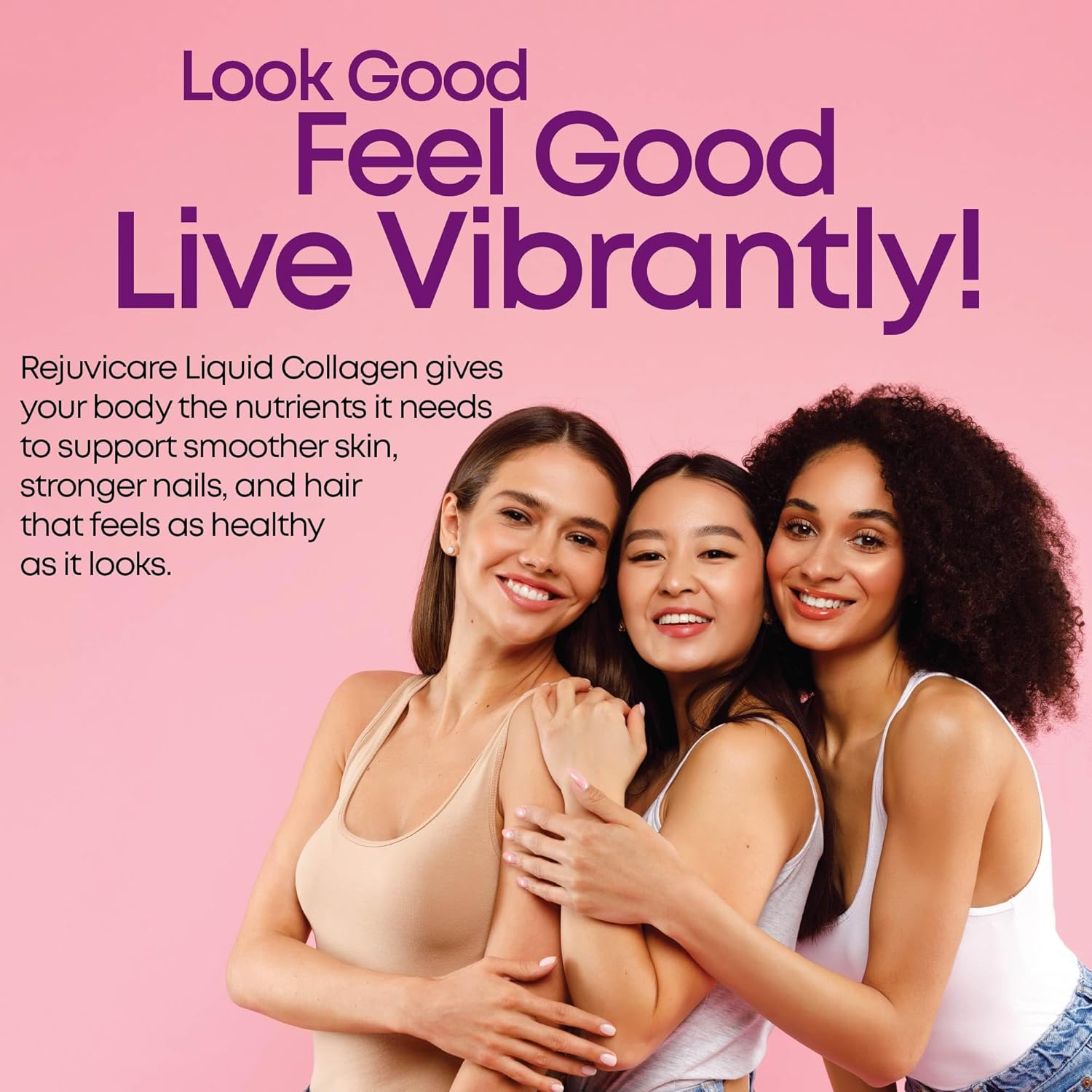 Liquid Collagen Beauty Formula with Amino Acids, Protein and Biotin, Delicious Grape Flavor, Purple 16 oz ,32 servings