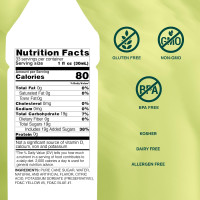 Monin - Cucumber Syrup, Refreshing Sweetness, Natural Flavors, Great for Mocktails, Cocktails, Lemonades, Teas, and Sodas, Non-GMO, Gluten-Free (1 Liter)