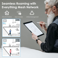WiFi 6 AX3000 Wireless Internet High Speed Smart Router with 5dBi High-gain Antennas, Dual Band Gigabit Computer Router Mesh Support for Homes up to 2000 Sq. ft, VPN, Parental Control WiFi 6, AX3000