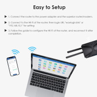WiFi 6 AX3000 Wireless Internet High Speed Smart Router with 5dBi High-gain Antennas, Dual Band Gigabit Computer Router Mesh Support for Homes up to 2000 Sq. ft, VPN, Parental Control WiFi 6, AX3000