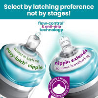 The Upright Bottle Bittylab Bare Air-Free 4oz Single for breastmilk or Baby Formula, Anti-Reflux, Anti-Colic, Anti-Gas, Fuss or Sleep Troubles. with Easy-Latch & Perfe-Latch Nipples. 0-6 Months. 1 Count (Pack of 1)