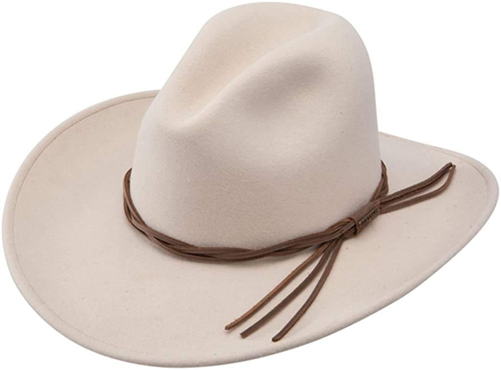 Crushable Wool Felt Western Cap by Stetson Medium Silverbelly