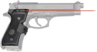 Crimson Trace LG-402M MIL-SPEC Lasergrips Sight with Instinctive Activation for Beretta, Defensive Shooting and Competition