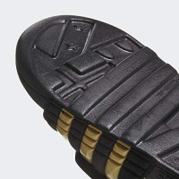 adidas Men's Adissage Comfort Slide Sandals 11 Cblack/Goldmt/Cblack