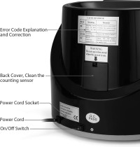 OFFNOVA Electric Automatic Coin Sorter & Change Counter Machine, Coins up to 300 Coins Per Minute, Large LED Digital Display, Supports All Denomination of US Coins