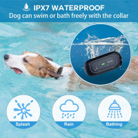 NVK Shock Collar, Dog Training Collar with Remote for Medium Large Dogs, Rechargeable Dog Shock Collar with Shock, Vibration, Beeps Modes, IPX7 Waterproof, Range up to 1600Ft