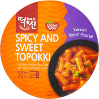 Dong Won Sweet & Spicy Sauce Topokki In Cup, 4.23 Ounces (Pack Of 8)