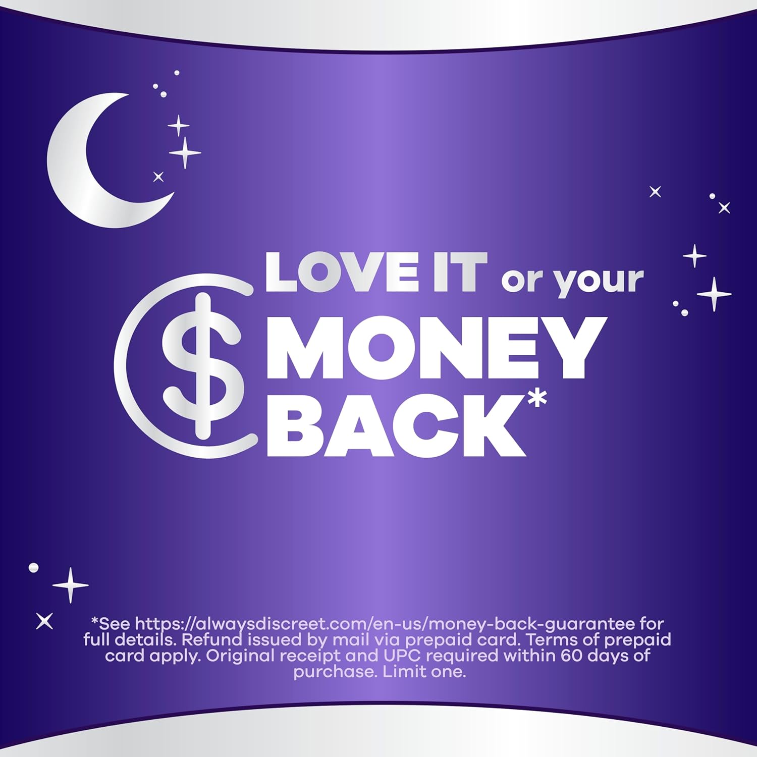 Always Discreet Night, Reimagined Adult Diapers for Women, Extended Overnight Absorbency Incontinence and Postpartum Underwear Size XL/XXL, 360 Degree Coverage While Laying Down, 14 Count​ X-Large 14