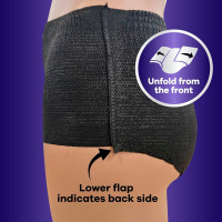 Always Discreet Night, Reimagined Adult Diapers for Women, Extended Overnight Absorbency Incontinence and Postpartum Underwear Size XL/XXL, 360 Degree Coverage While Laying Down, 14 Count​ X-Large 14