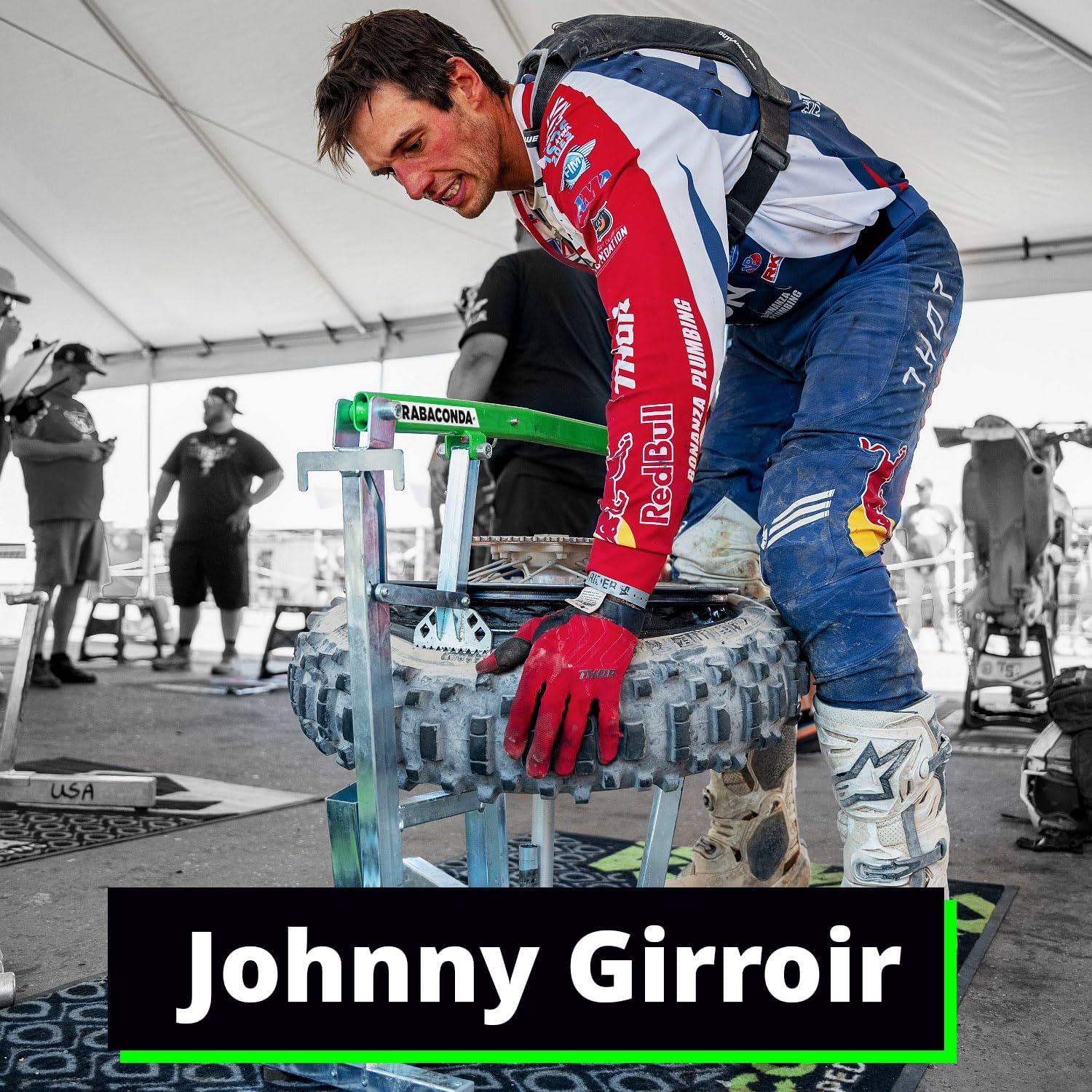 Rabaconda Dirt Bike & Dual Sport Tire Changer - Fastest Tire Bead Breaker Among Motorcycle Tire Changing Tools. Model 3MMC – for Dirt and Dual Sport Bikes. Not Suitable for Street Bikes