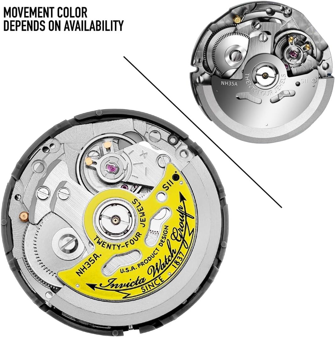 Invicta Men's Grand Diver Automatic Textured Dial 18k Stainless Steel Watch Steel, Rose Gold