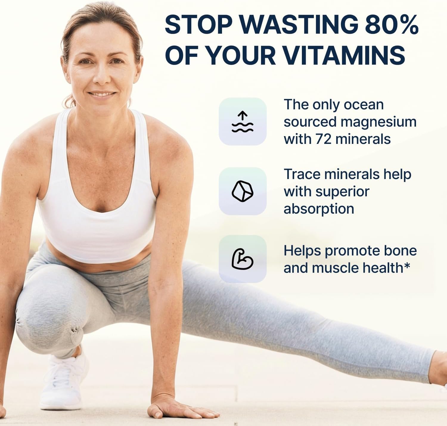 Spectrum 5 Magnesium Complex for Women & Men | Patented Aqua-Ionic® 5X Absorption Technology | 500mg Glycinate, Citrate, Malate + 72 Trace Minerals | Deep Sleep, Leg Cramp Relief & Calm | Non-Laxative 60 Count (Pack of 1)