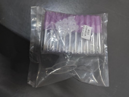 Doublelife 20Pcs 1.3ML Purple Empty Tubes Lip Gloss Balm Cosmetic Mini Containers DIY Bottles