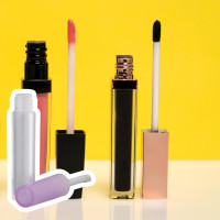 Doublelife 20Pcs 1.3ML Purple Empty Tubes Lip Gloss Balm Cosmetic Mini Containers DIY Bottles