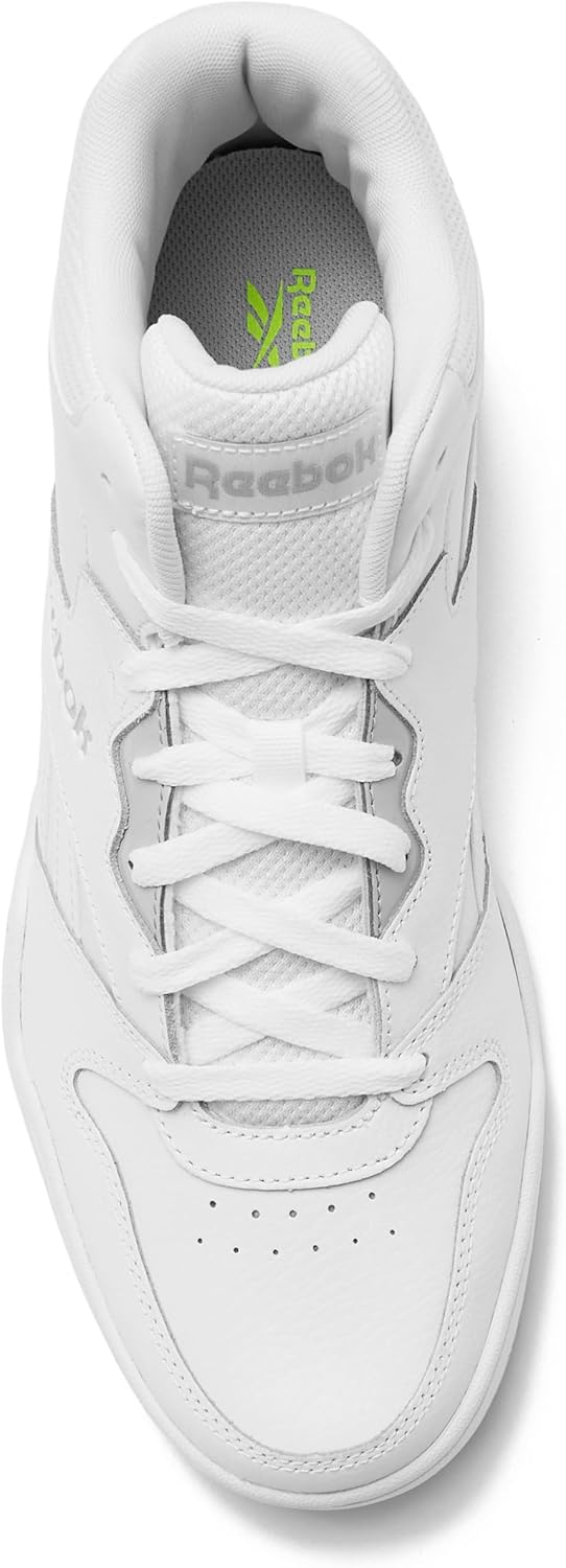 Reebok Men's Royal BB4500 Hi2 High Top Sneakers 8.5 White/Light Solid Grey