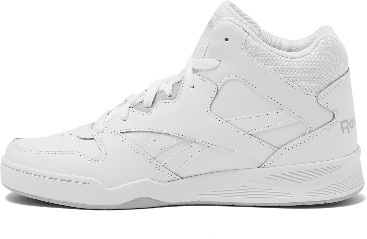 Reebok Men's Royal BB4500 Hi2 High Top Sneakers 8.5 White/Light Solid Grey