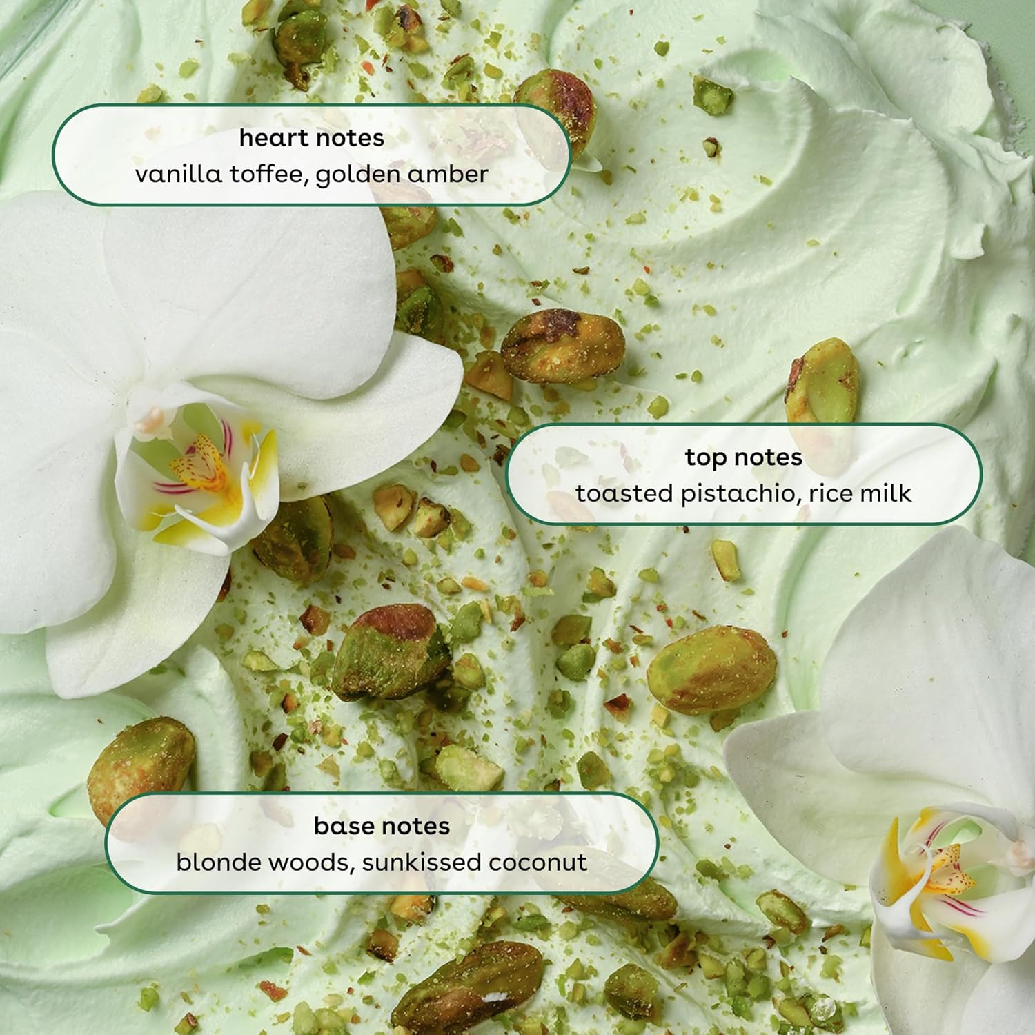 eos Créme de Pistachio Scent Layering Bundle - Body Wash, Body Mist, Body Lotion