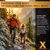 Liquid Collagen Peptides with Biotin & Hyaluronic Acid - 3000mg Hydrolyzed Bovine Collagen Type 1 and 3, Biotin 10000mcg, Vitamins B5, B6, C & E - Liquid Collagen for Women and Men, Collagen Shots