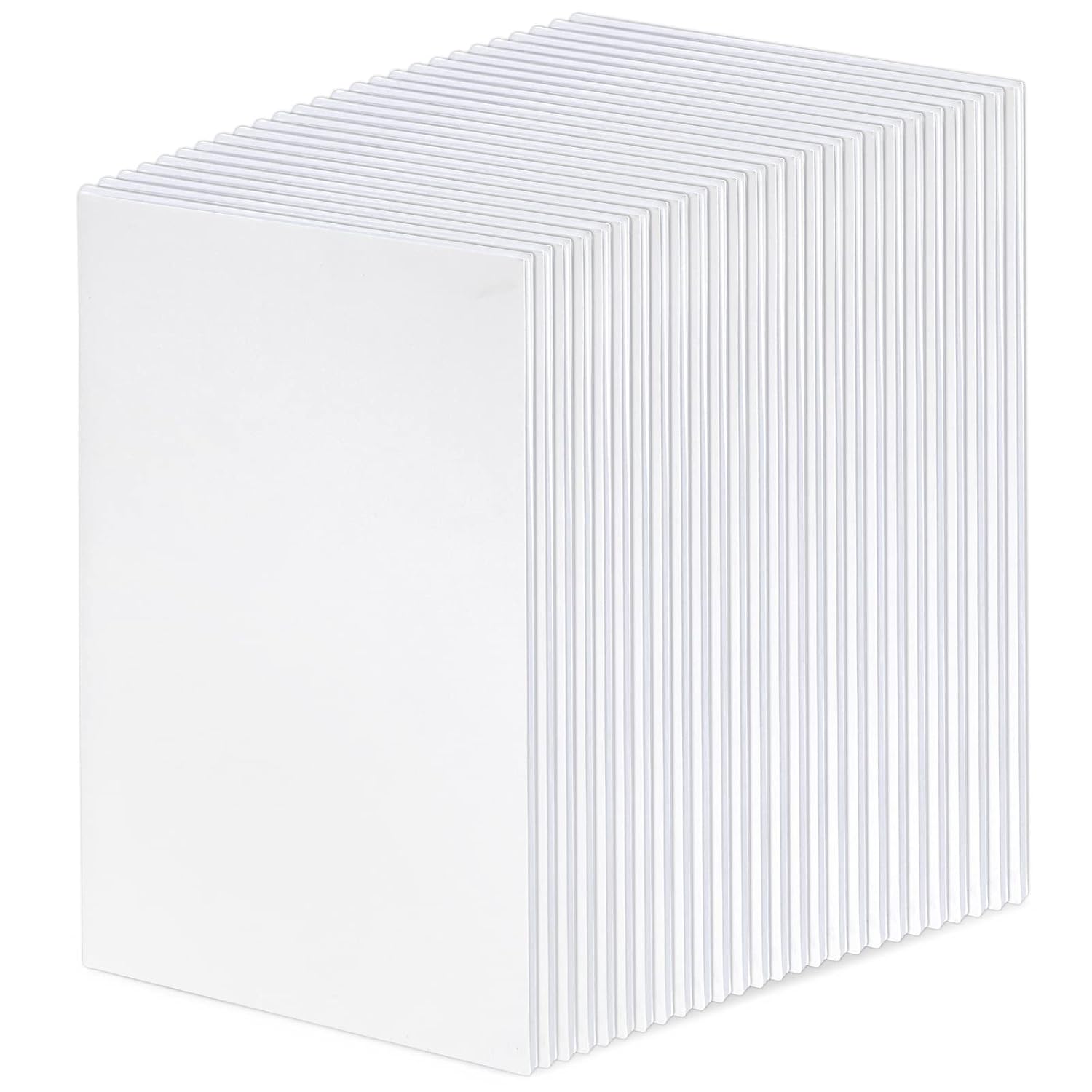 Paper Junkie Sketch Book for Kids - 24-Pack, A5, 5.5 x 8.5 In, White, Unlined - Travel Journal & Drawing Notebook in Bulk - Mini Sketchbook for Kids & Students