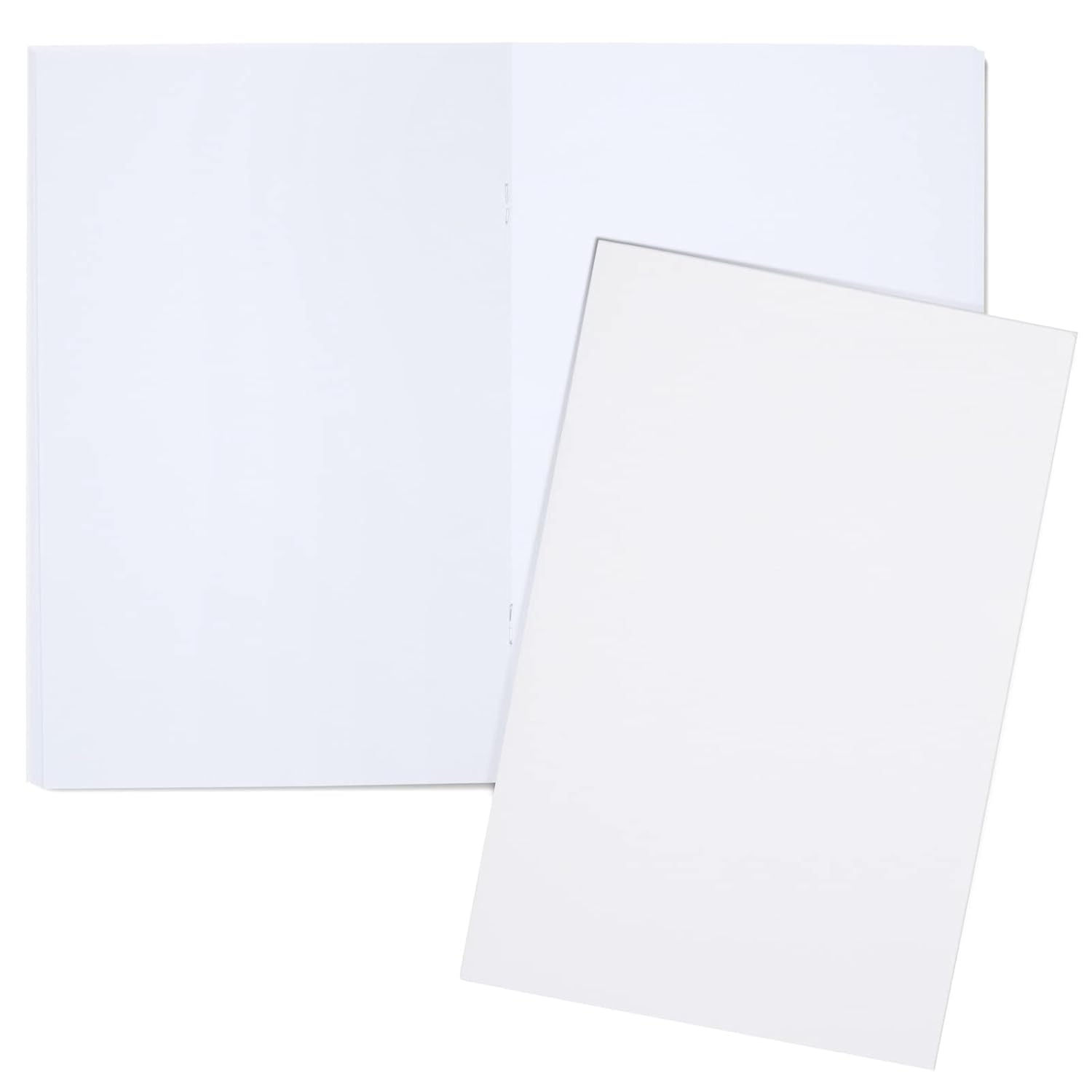 Paper Junkie Sketch Book for Kids - 24-Pack, A5, 5.5 x 8.5 In, White, Unlined - Travel Journal & Drawing Notebook in Bulk - Mini Sketchbook for Kids & Students