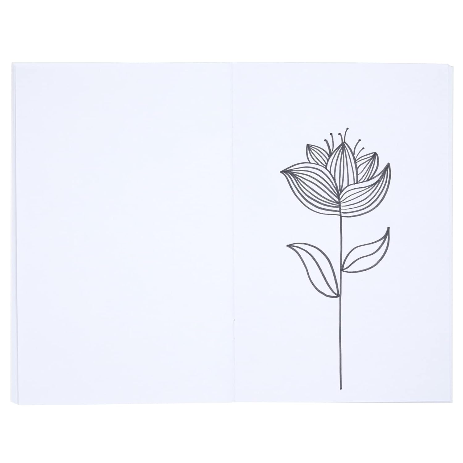 Paper Junkie Sketch Book for Kids - 24-Pack, A5, 5.5 x 8.5 In, White, Unlined - Travel Journal & Drawing Notebook in Bulk - Mini Sketchbook for Kids & Students