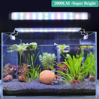 HITOP Full Spectrum LED Aquarium Light – 16-24” Classic Fish Tank Light with Timer, Aquarium Plant Light with Stable Extendable Brackets (16-24in)
