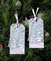 Sizzix 660978 Thinlits Die Set, Woodlands by Tim Holtz, 2/pack Sizzix Thinlits Die Set 2PK-Woodlands by Tim Holtz