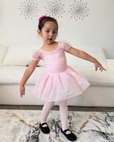 Stelle Girls Ballet Dance Students School Footed Tight (Toddler/Little Kid/Big Kid) 6-8 Years 1-ballet Pink