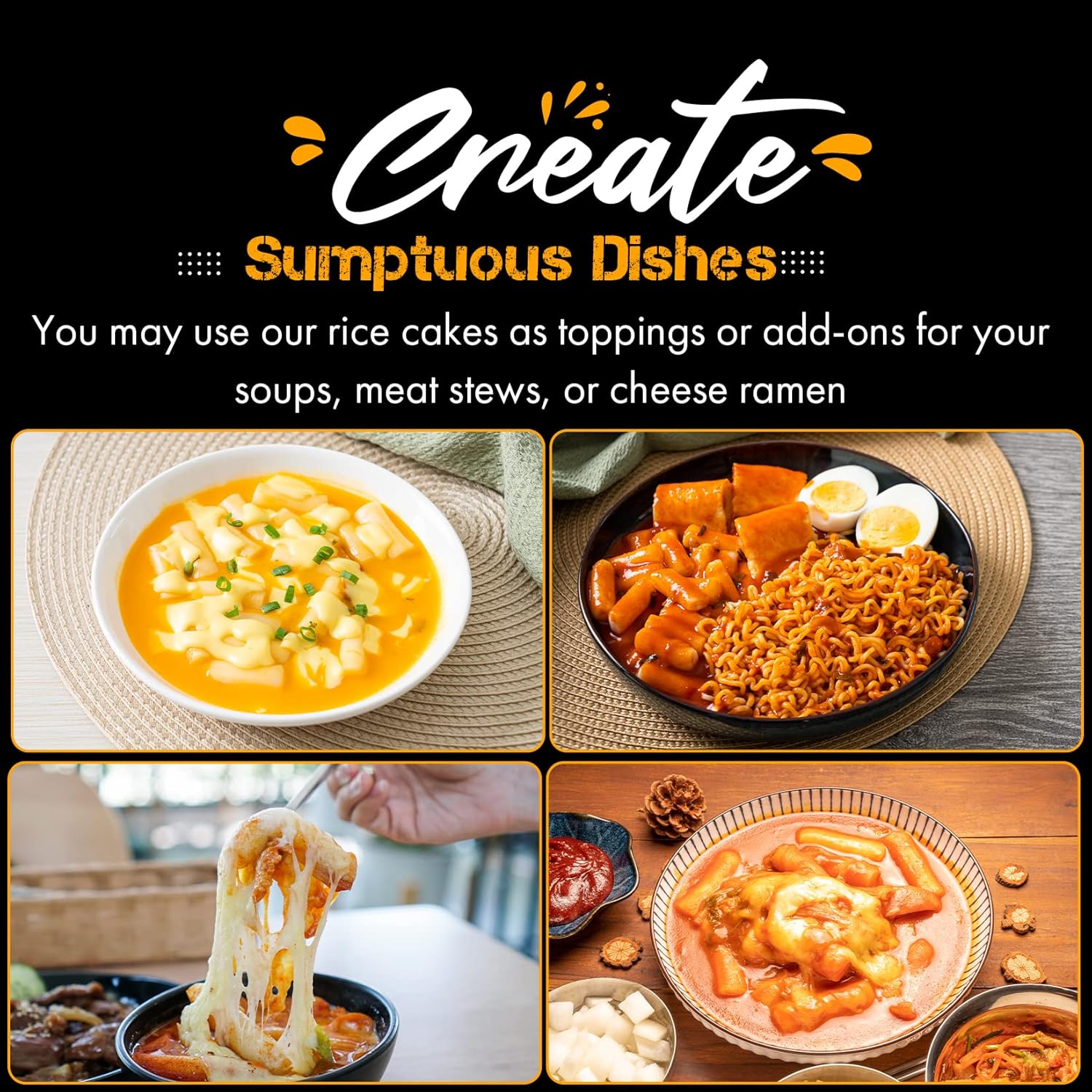 Fusion Select 2 Packs Korean Rice Cakes - Tteokbokki Stick Gluten Free 21.16oz Per Pack 42.32 Ounce (Pack of 1)