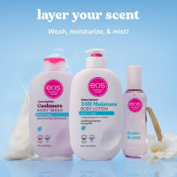 eos Fresh & Cozy Scent Layering Bundle - Body Wash, Body Mist, Body Lotion