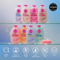 eos Cashmere Body Wash – Strawberry Dreams, Moisturizing Body Wash, Creamy Gel Formula, with Shea Butter, Glycerin, Vitamin E, pH Balanced, Sensitive Skin, Vegan, 16 fl oz Strawberry Dream 16 Fl Oz (Pack of 1)