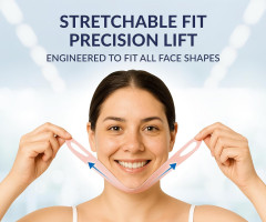 Stylia V Line Lifting Collagen Face Mask - Double Chin Strap for Women - Jawline Shaper Face Lift Tape - Neck Lift Collagen Mask - Chin Strap for Sleeping - Hyaluronic Acid, Aloe Vera, Cica 7PC 1 Count (Pack of 7)
