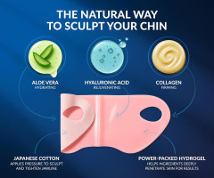 Stylia V Line Lifting Collagen Face Mask - Double Chin Strap for Women - Jawline Shaper Face Lift Tape - Neck Lift Collagen Mask - Chin Strap for Sleeping - Hyaluronic Acid, Aloe Vera, Cica 7PC 1 Count (Pack of 7)