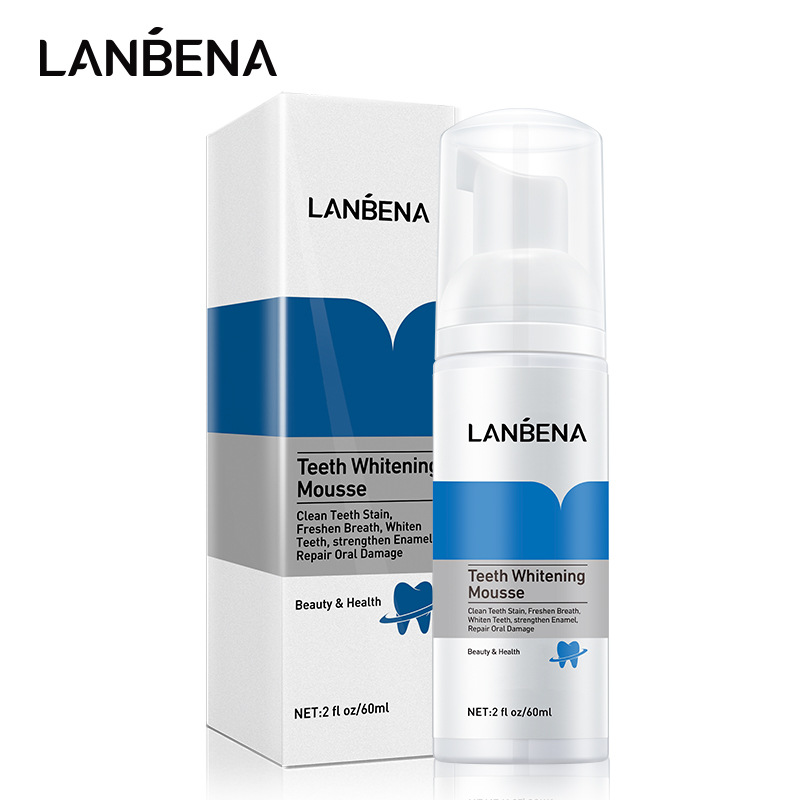 Lanbena teeth Whitening Mousse teeth Mousse 50ml (new version)