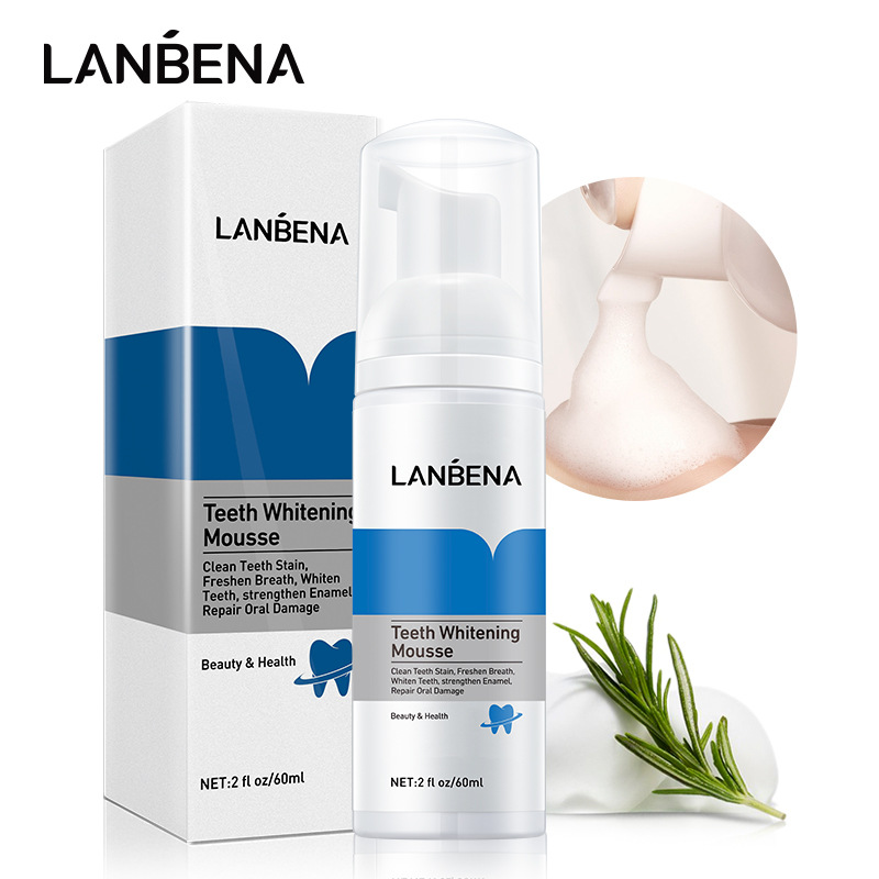 Lanbena teeth Whitening Mousse teeth Mousse 50ml (new version)