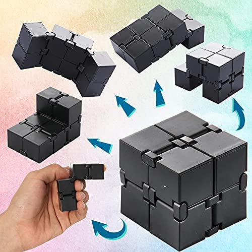 Details about   1-63Pack Fidget Toy Set Sensory Bubble Tube Stress Relief Infinity Cube Toys US 