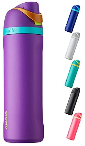  Owala FreeSip Insulated Stainless Steel Water Bottle with Straw  for Sports and Travel, BPA-Free, 24-oz, Blue/Teal (Denim) : Sports &  Outdoors