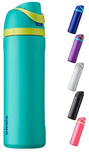  Owala FreeSip Insulated Stainless Steel Water Bottle with Straw  for Sports and Travel, BPA-Free, 24-oz, Pomegranate Parade : Sports &  Outdoors