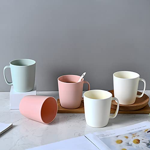 Wholesale Kurala Coffee Mugs Set of 5, Plastic Coffee Cups Set, 10