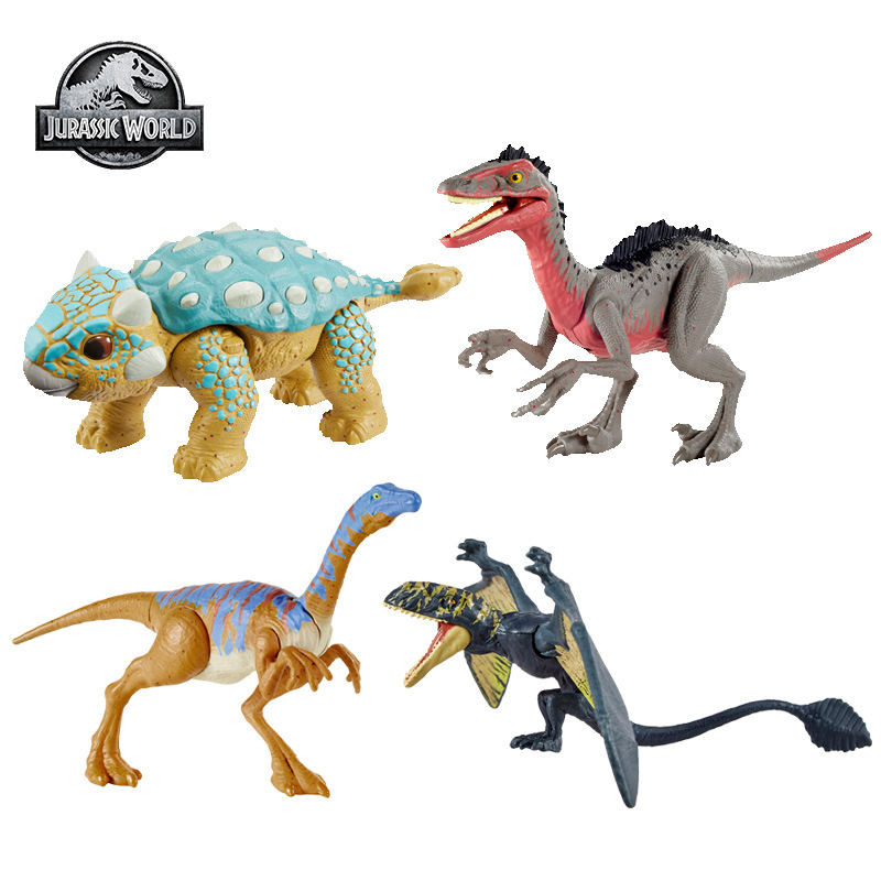 Mattel Jurassic world film same basic dinosaur single pack fpf11 Velociraptor dinosaur model toy