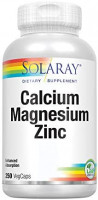Solaray Calcium, Magnesium, Zinc | High Absorption with Glutamic Acid | Healthy Bones, Teeth, Nerve, Muscle, Heart & Immune Function Support (275 CT): Health & Personal Care