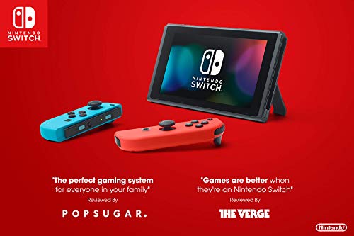 Nintendo Switch – Neon Red and Neon Blue Joy-Con (Renewed): Video Games