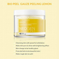 DERMALOGY by NEOGENLAB Bio-Peel Gauze Peeling Pads, Lemon, 30 Count: Premium Beauty