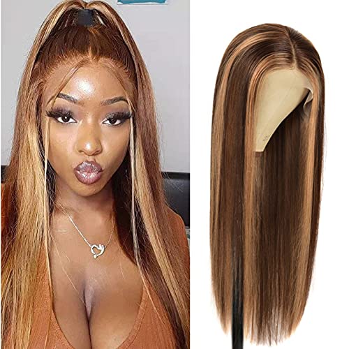 Wholesale Antimi Highlight Lace Front Wigs for Black Women Human Hair 18