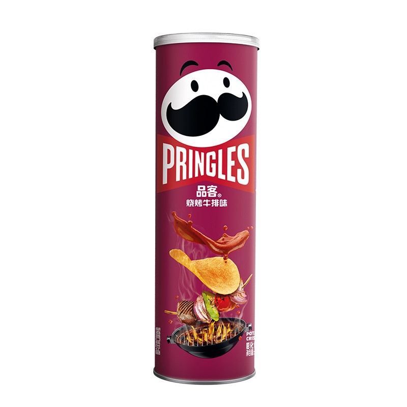 Pinker Potato Chips 110g Canned Original Flavor Potato Chips Expanded Onion Cheese Flavor Snack [fragile, no return, no exchange]