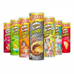 Pinker Potato Chips 110g Canned Original Flavor Potato Chips Expanded Onion Cheese Flavor Snack [fragile, no return, no exchange]